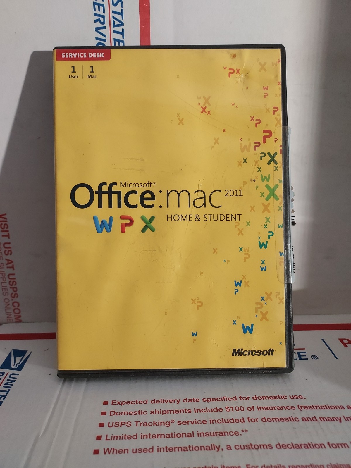 MS Microsoft Office : mac 2011 W P X Home and Student No Key Code – #136