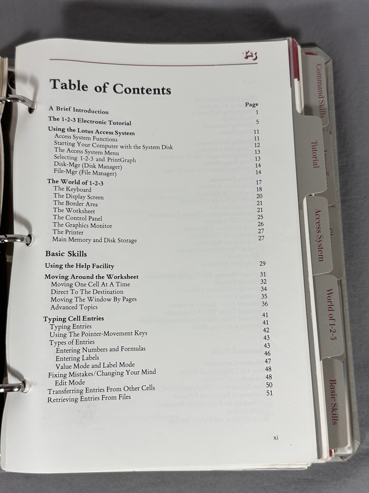 Vintage Lotus 1-2-3 Release 1A User Manual Binder with Floppy Disks IBM XT PC