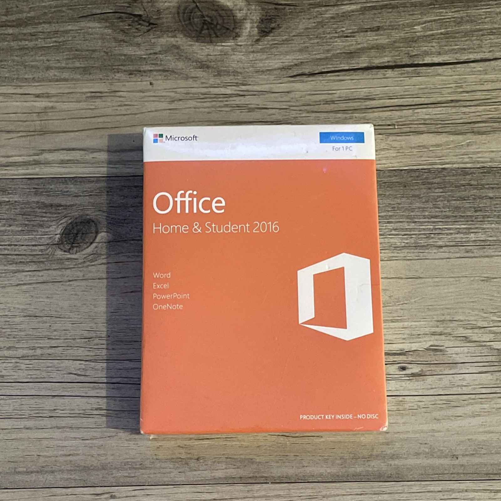 Microsoft Office Home and Student 2016 Windows 1 User PC Key Card No DISK NEW