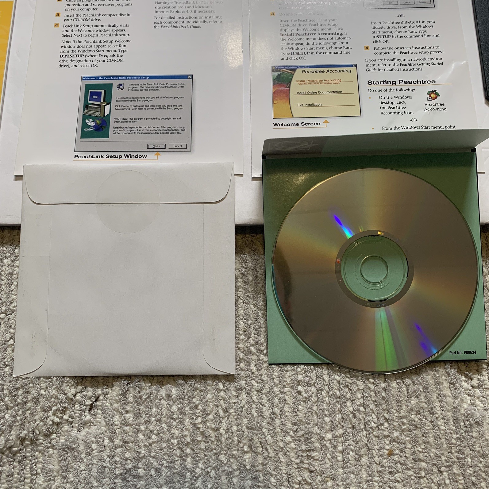 Peachtree Accounting 7.0 Complete Upgrade Set w/ Manuals + PeachLink 2.0 Sealed
