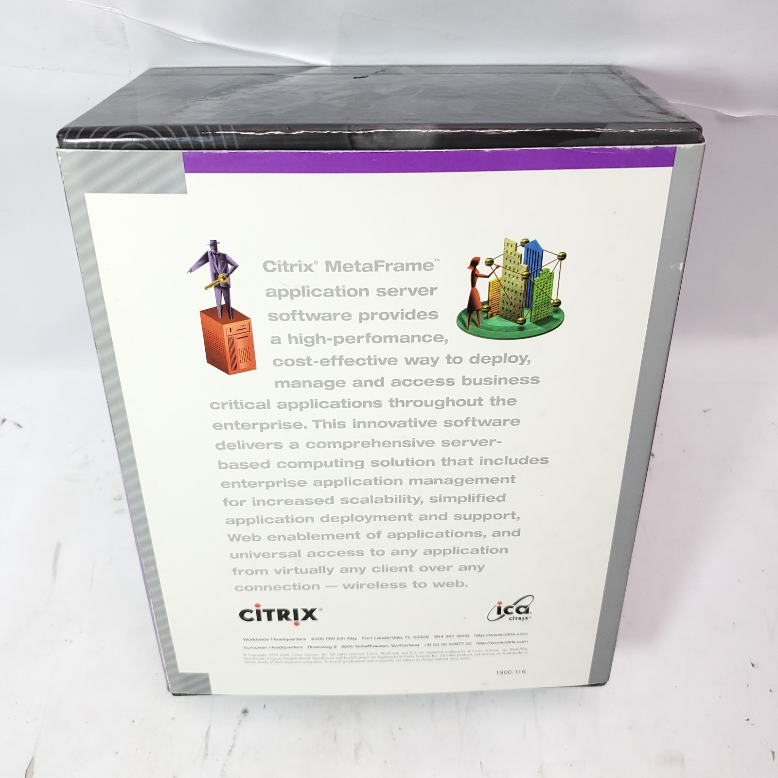 Citrix MetaFrame 1.8 for Windows 2000 Server License Kit No Discs Pre-owned