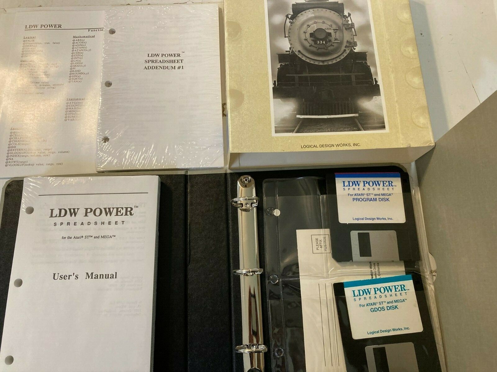 LDW POWER SPREADSHEET Atari 520/1040 ST/STE NEW IN BOX(ds drive)