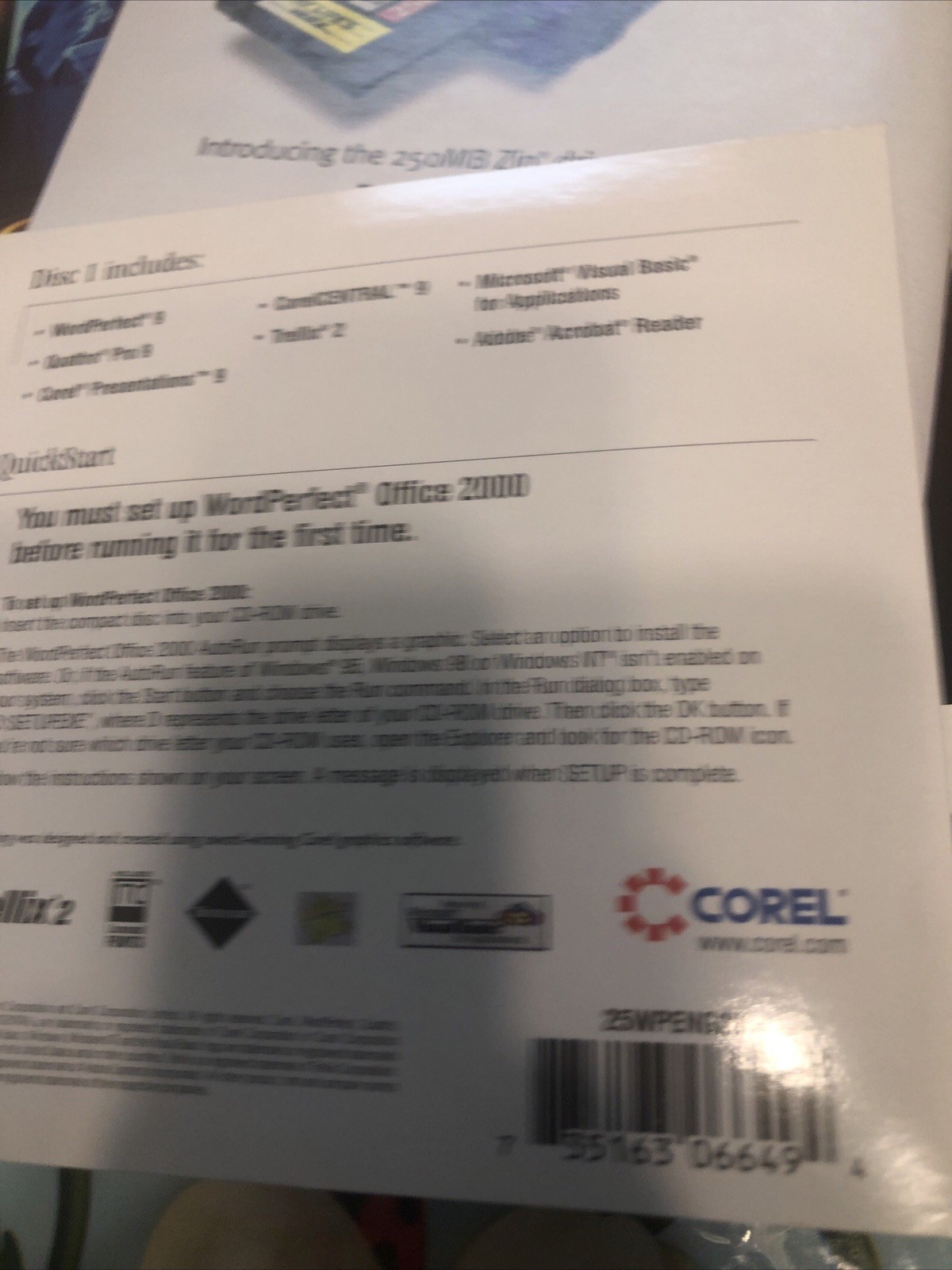 WordPerfect Office 2000 (2 Discs) With Key