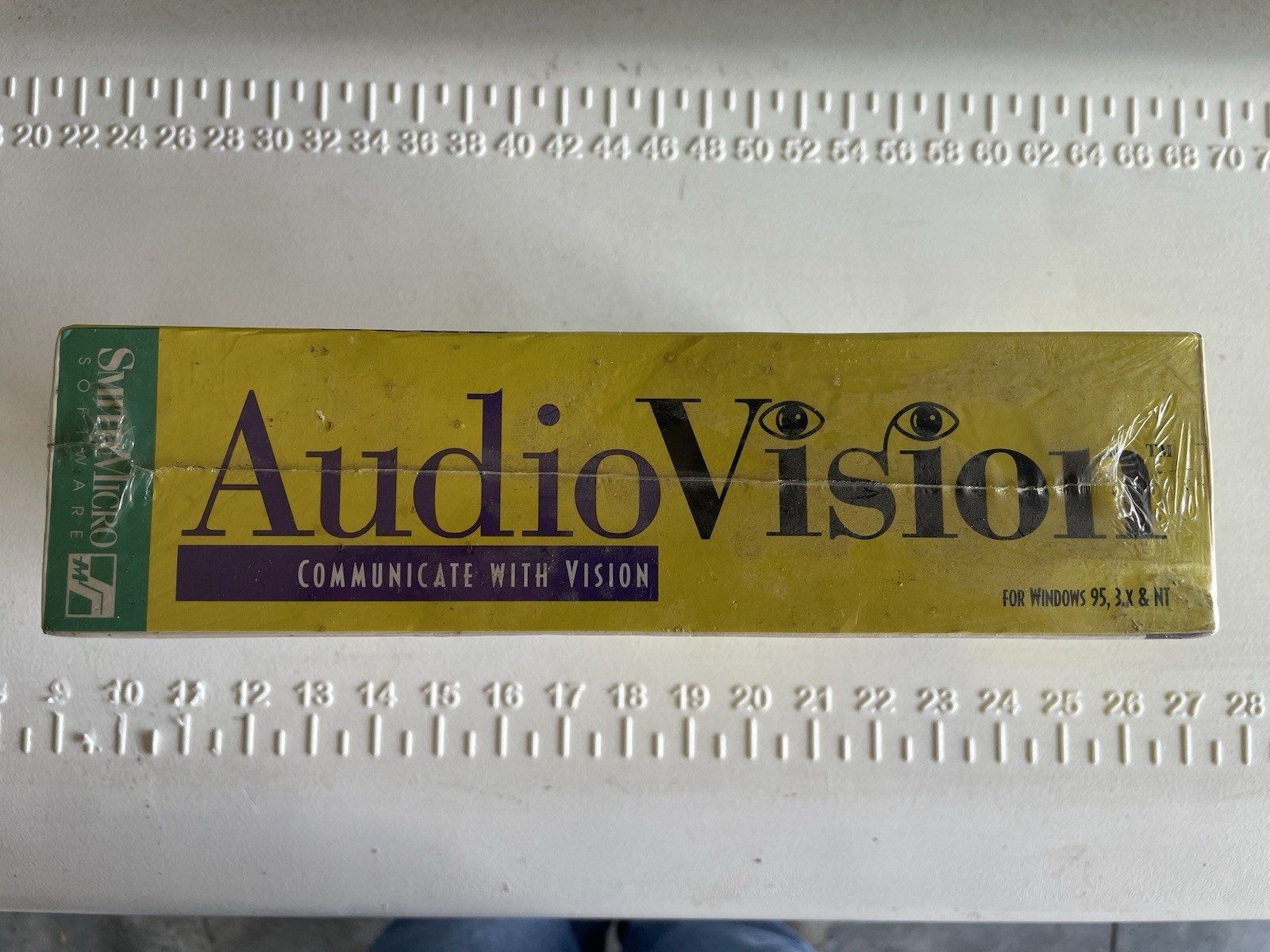 RARE Sealed SmithMicro AudioVision Software Windows 95 3.1 NT Vintage 1996