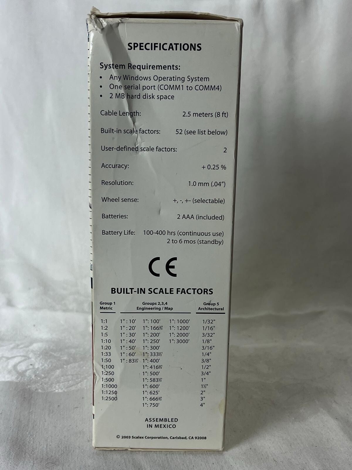 Scalex Scale link version 3.0 Any Windows measurements spreadsheet