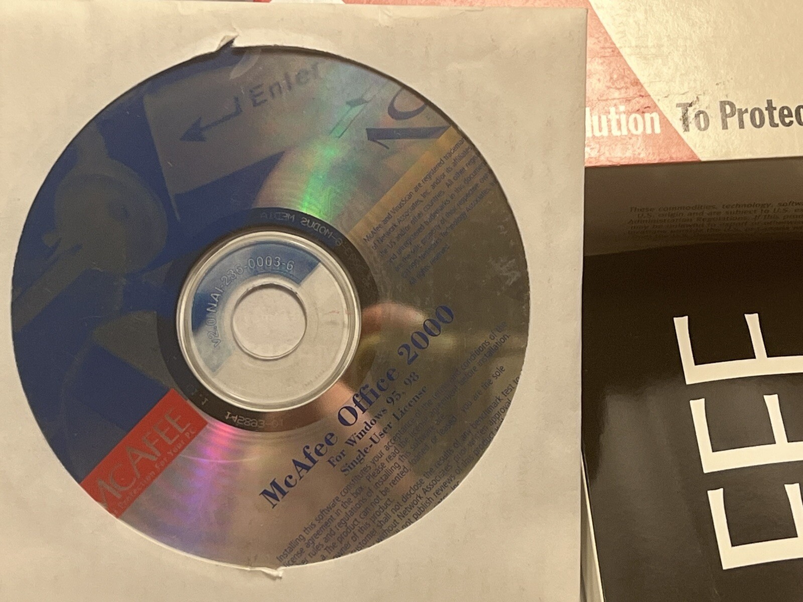 McAfee Office 2000 PC Utilities Protect Optimize Repair VirusScan Uninstaller