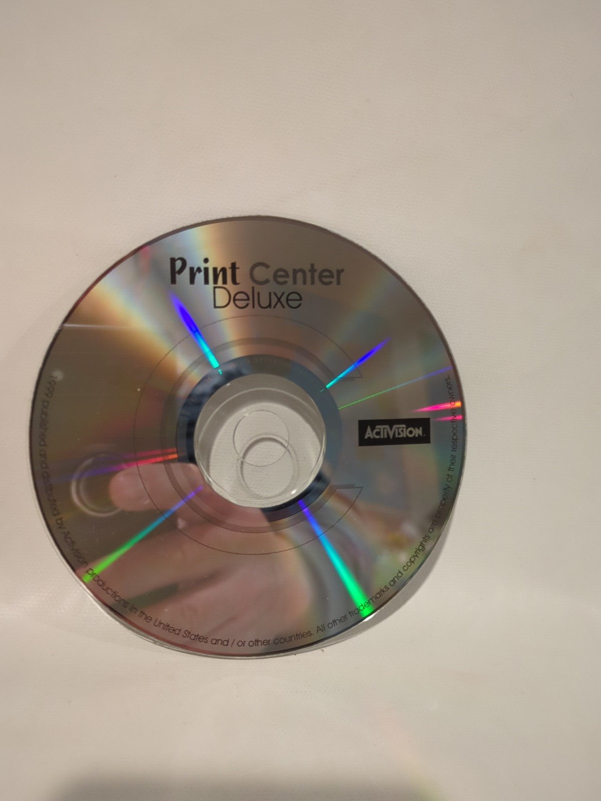 Print Center Deluxe PC CD Rom Vintage 1999 Rare