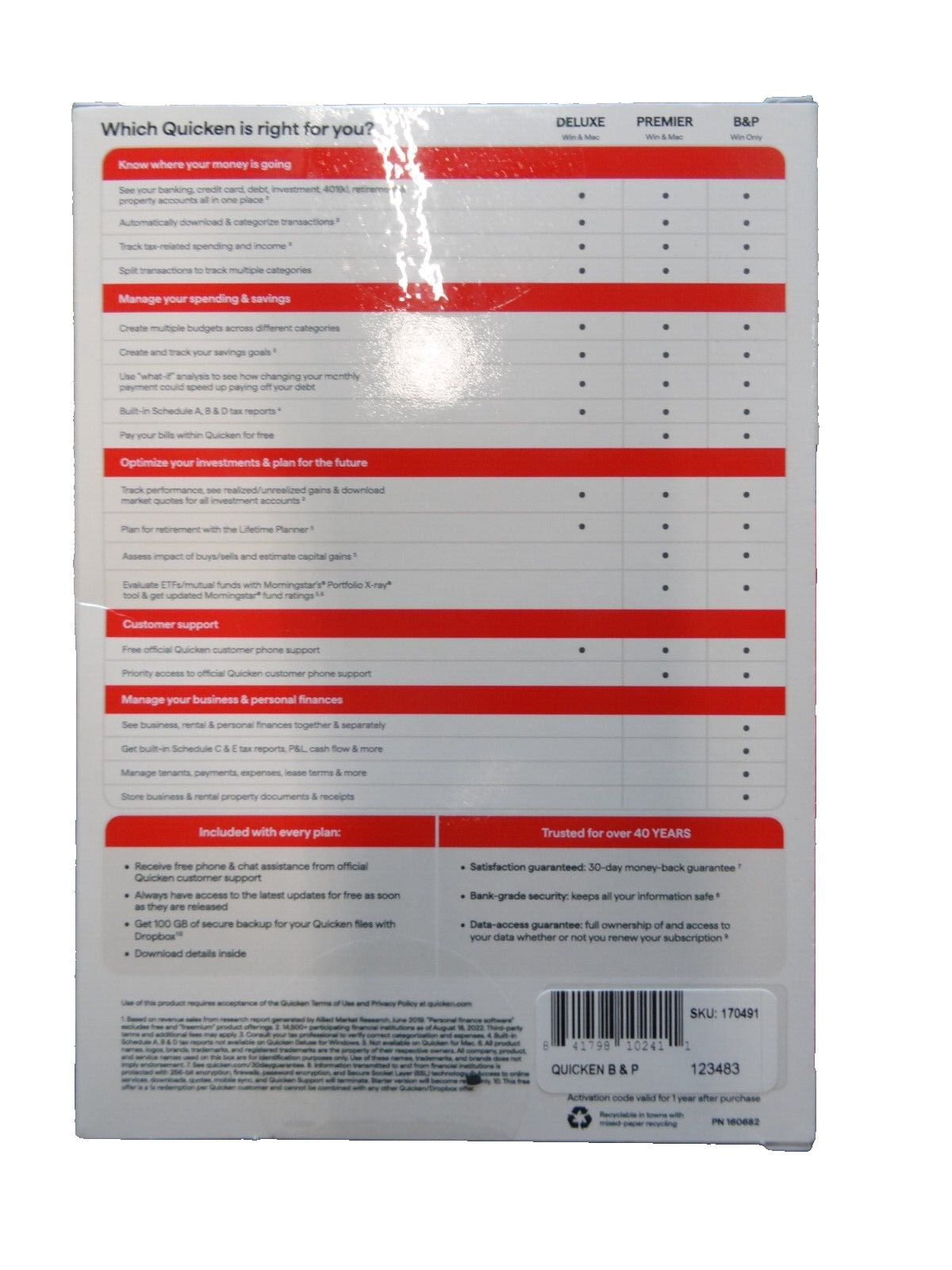 Quicken Classic Business & Personal – 1 Year – New