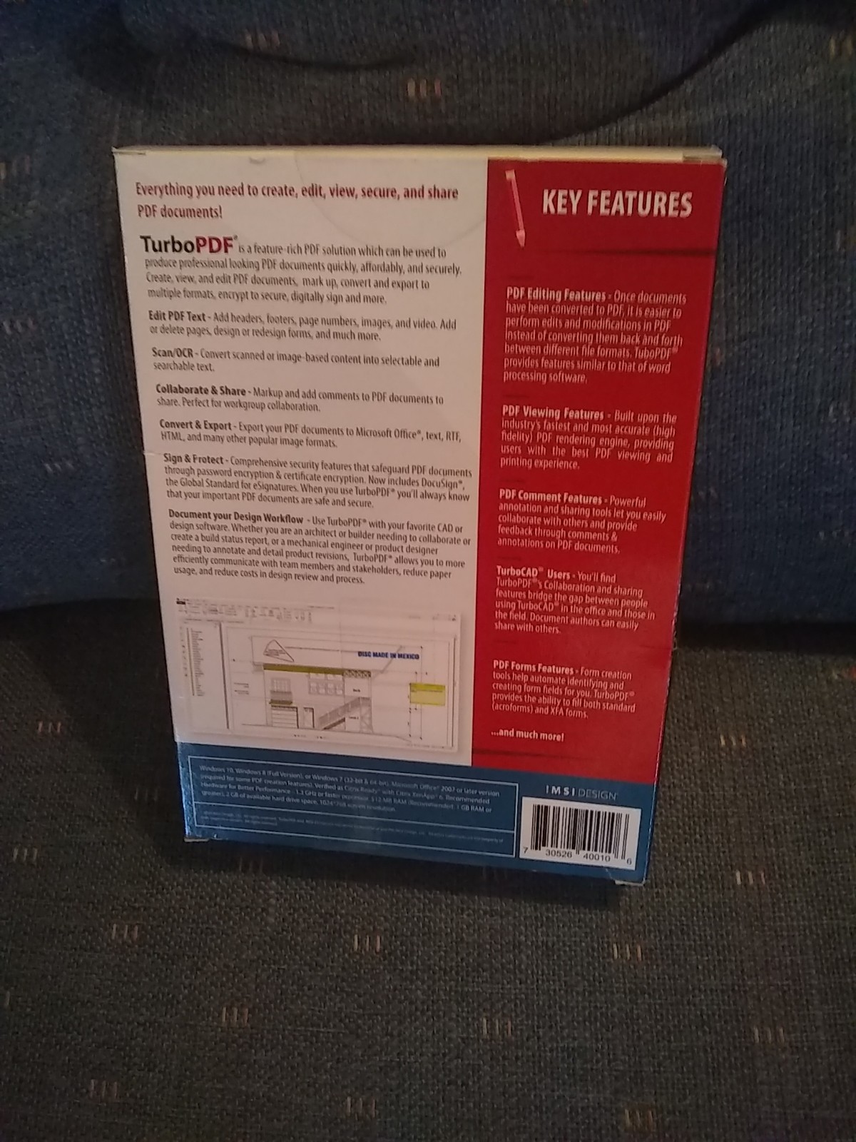 IMSI DESIGN TURBO PDF SOFTWARE DISC
