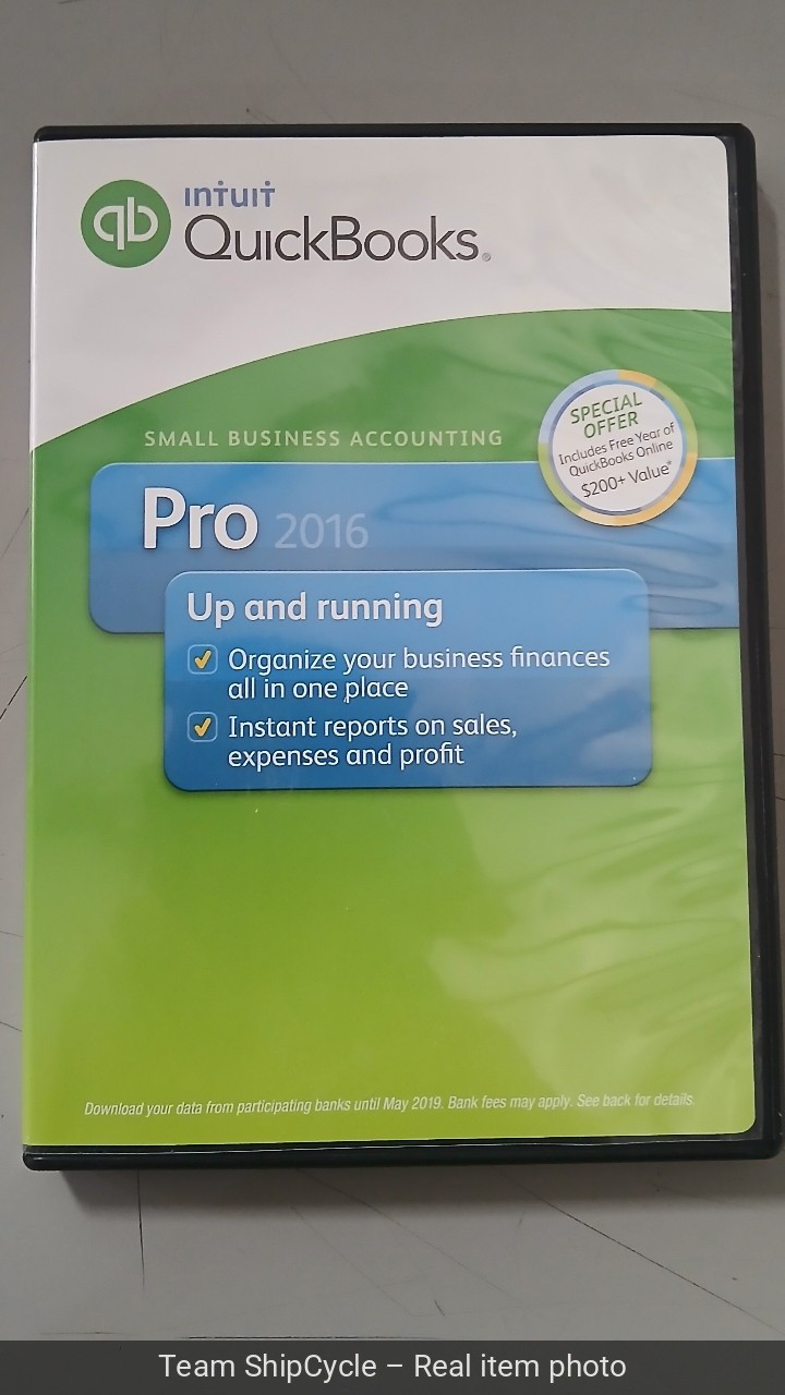 QUICKBOOKS Desktop Pro 2016 Windows Accounting Retail NO SUBSCRIPT10N TE G2U