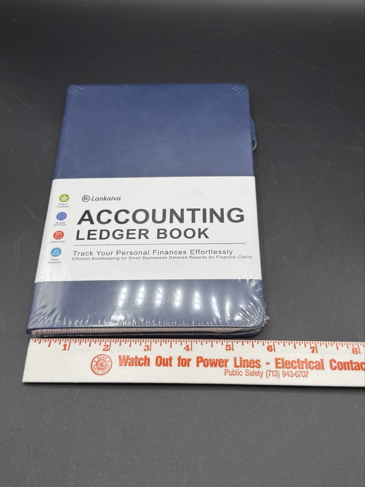 Accounting Ledger Book – Ledger Books Bookkeeping for Personal & Navy Blue #M