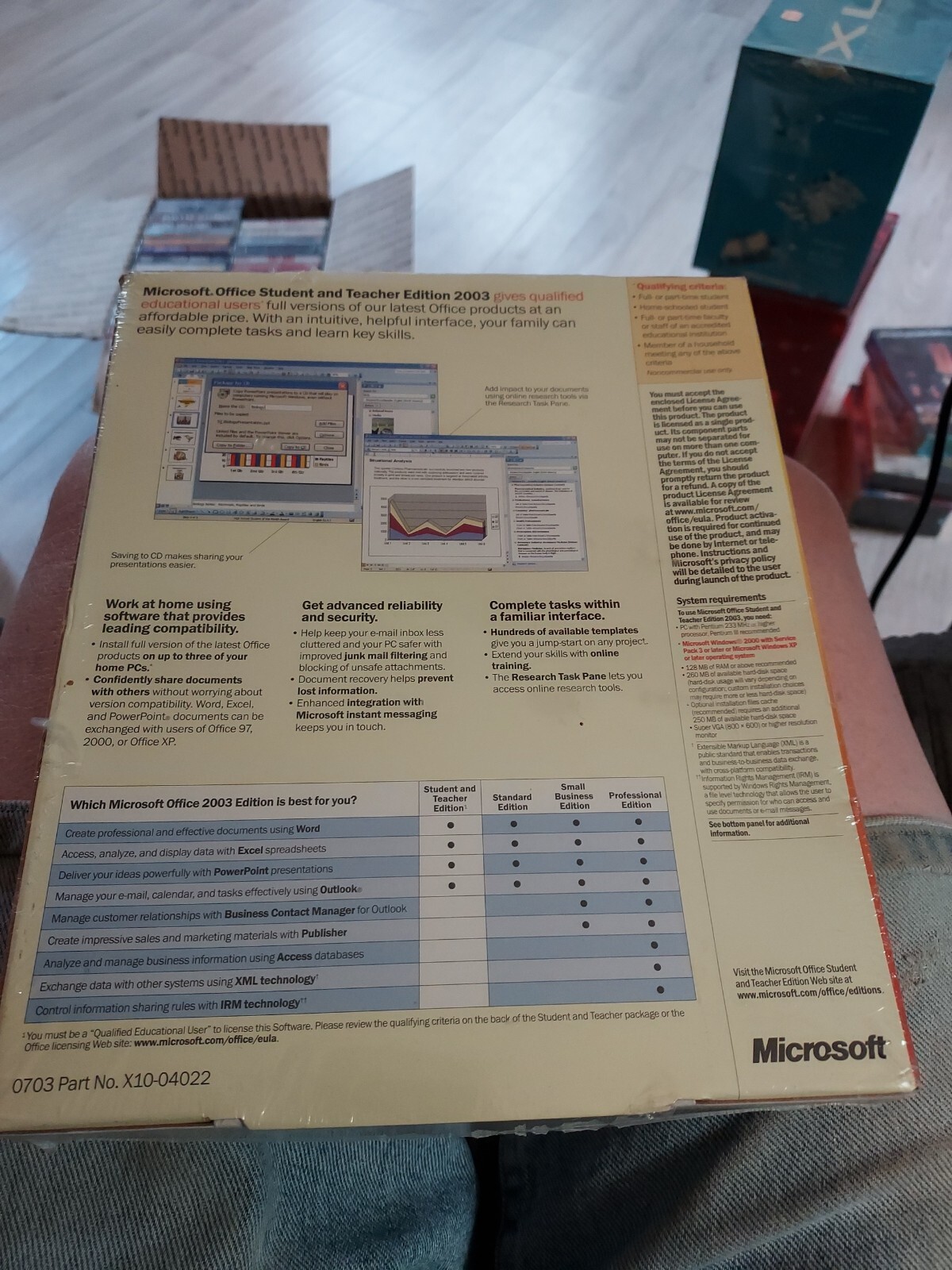 Microsoft Office 2003 Student and Teacher Edition (Retail) (3 User/s) – Full Ver