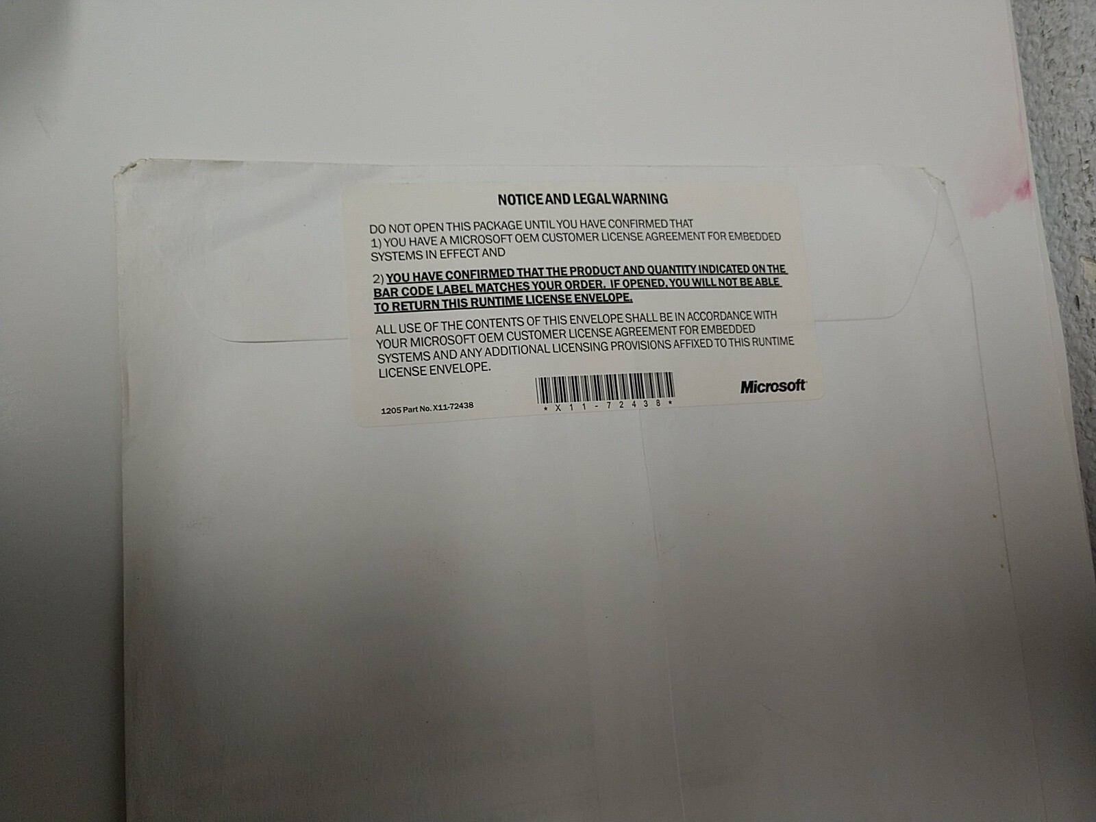 New, Sealed OEM Software SQL ( Server) Svr CAL 2008 EMB Std User 1 CAL X14-97758