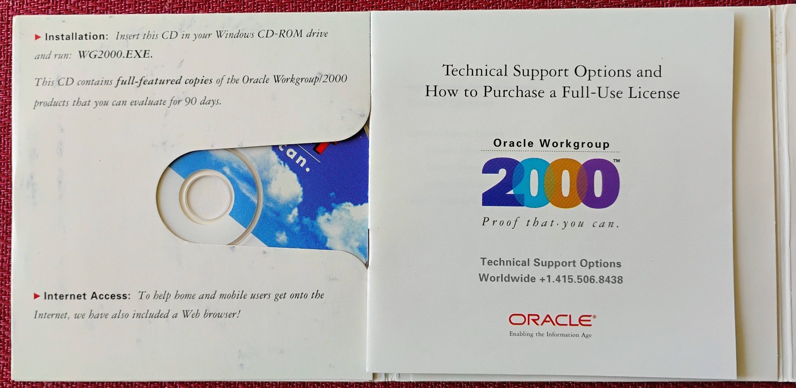Oracle Workgroup 2000 Trial