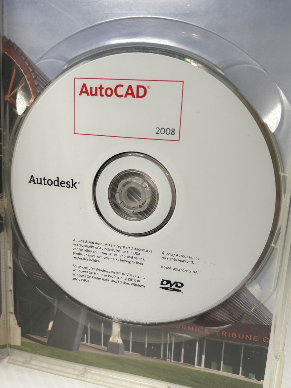 Autodesk AutoCAD Student Version 2008 With Serial Number Computer Software
