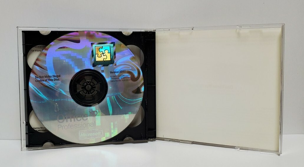 Microsoft Office XP Professional 2 CD Set 2002 with Product Key