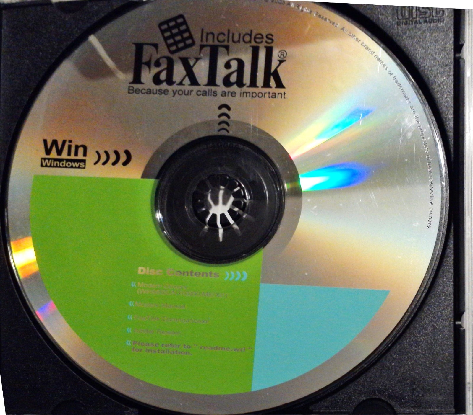 Includes FaxTalk Windows Panda Drivers SE02-T23E PC Program Software Disc VGOOD