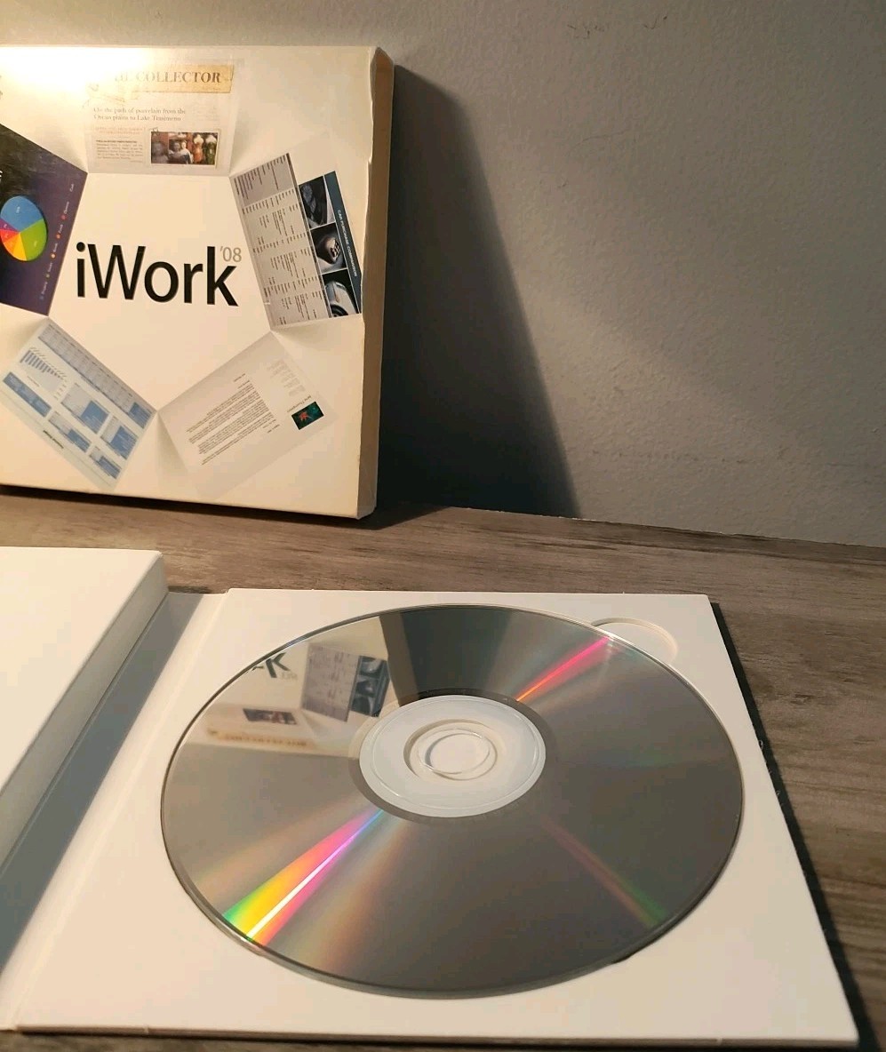 Apple iWork 08 For Mac, Excellent Condition, See Photos