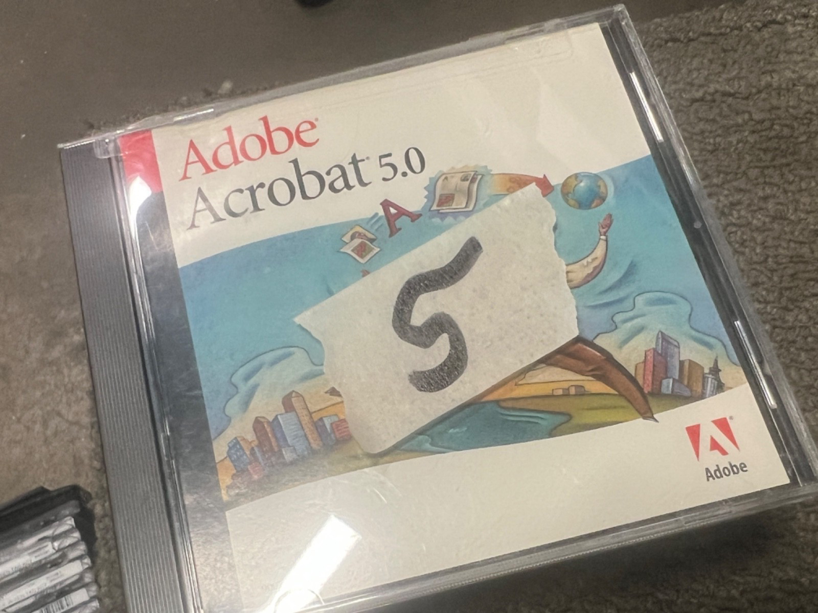 Adobe Acrobat 5.0 CD-ROM Software for Windows + Key