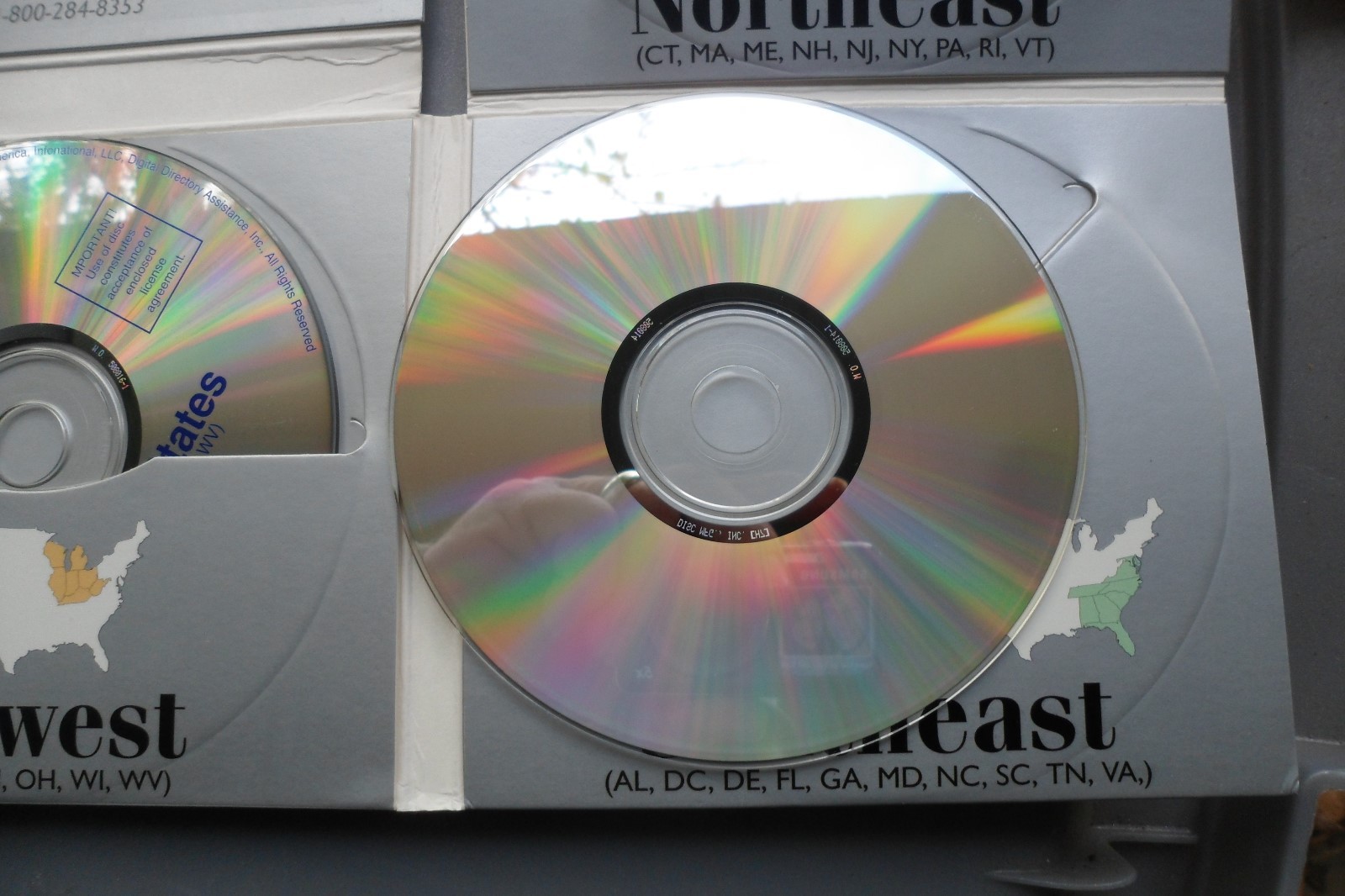 PhoneDisc POWERFINDER 1995 edition Full 5 CD BOXED SET