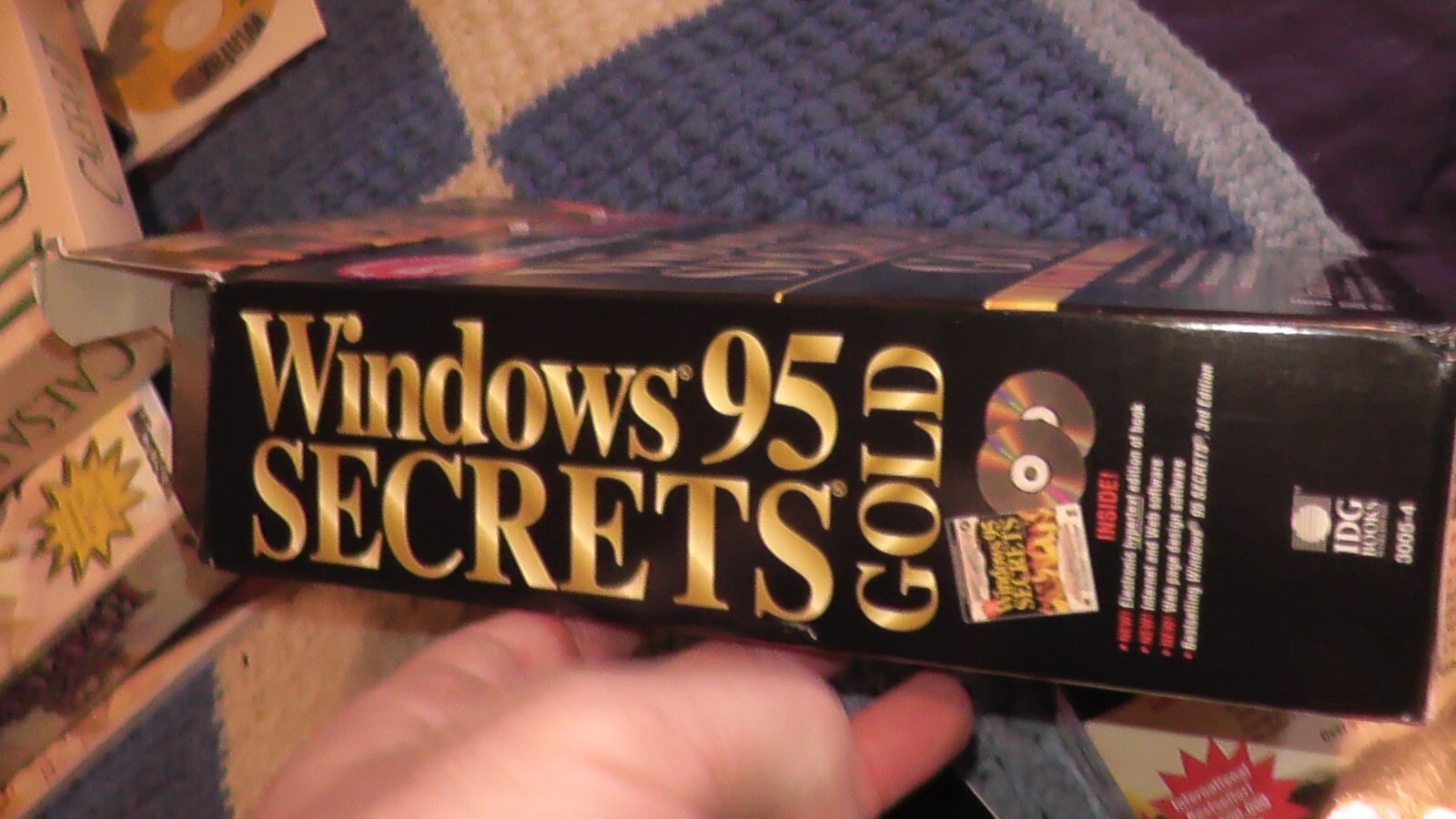pc windows 95 secrets gold deluxe edition livingston straub big box book softwar