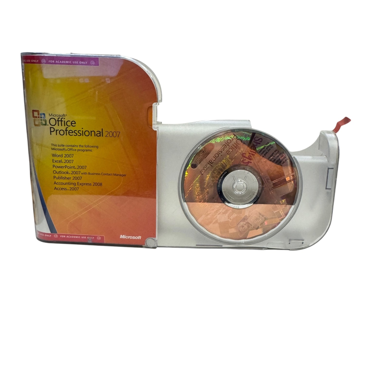 Microsoft Office Professional 2007 Academic Full Suite CD-ROM for PC Windows