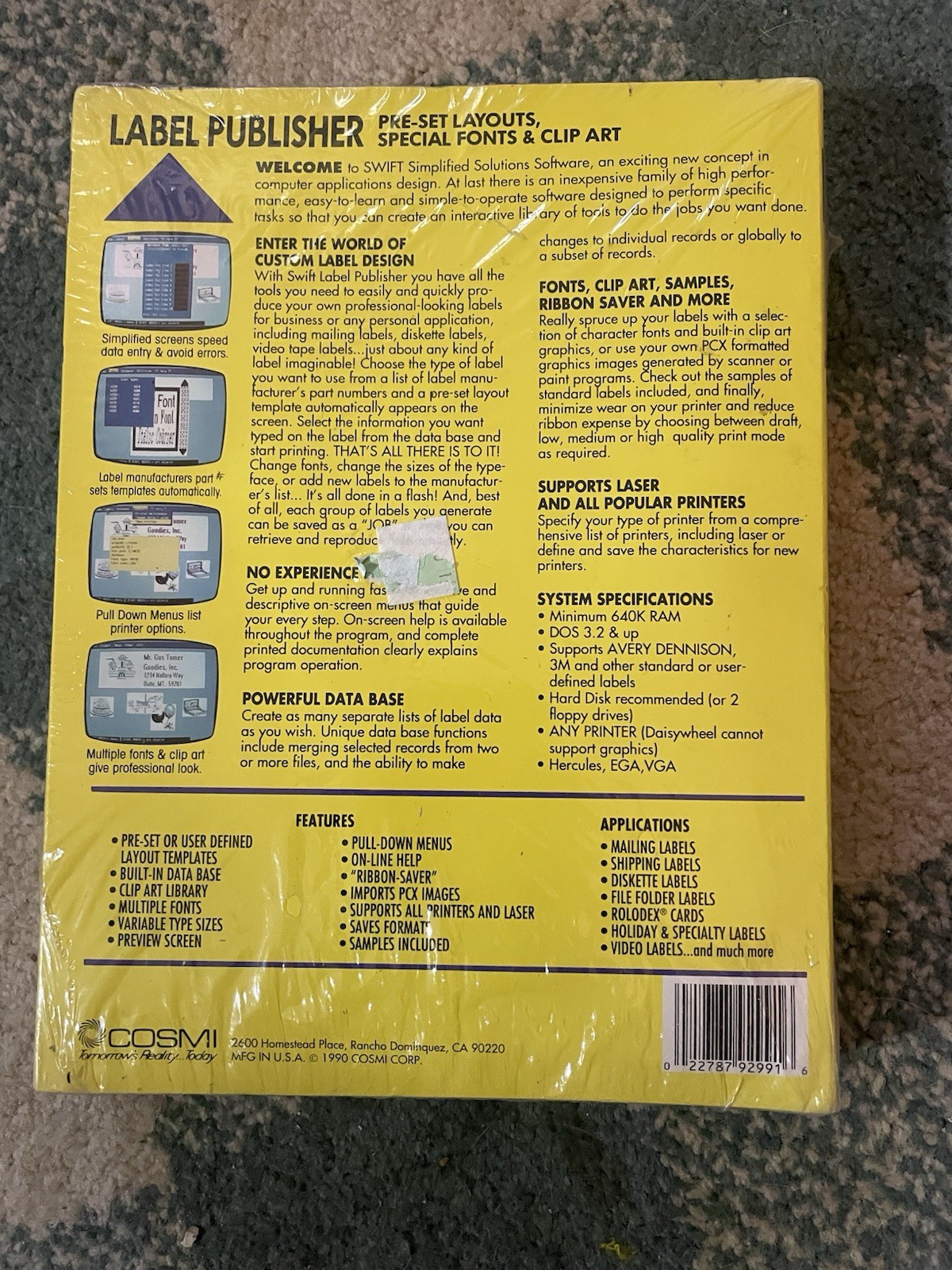 Swift Professional Home Office Label Publisher 3.5″ and 5.25″