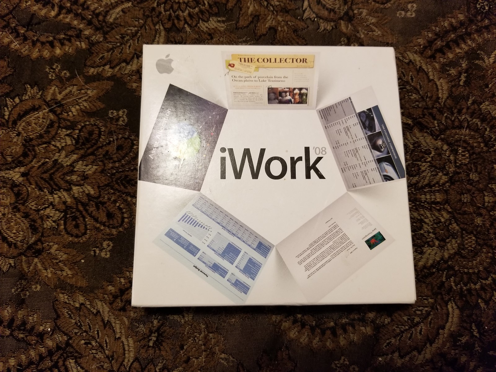 Apple iWork ’08 Macintosh CD-ROM Version 8.0.1 Pages Numbers Keynote ’08 c. 2007