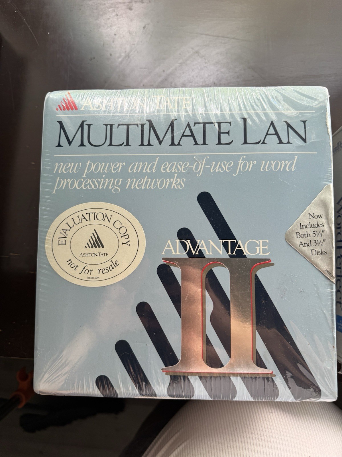 Ashton-Tate MultiMate LAN Advantage II Word Processing Software Evaluation Copy