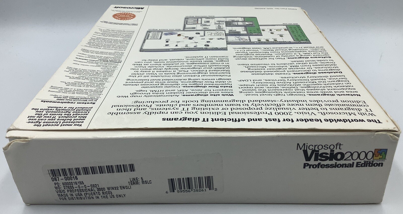 Microsoft Visio 2000 Enterprise Edition (D89-00011)