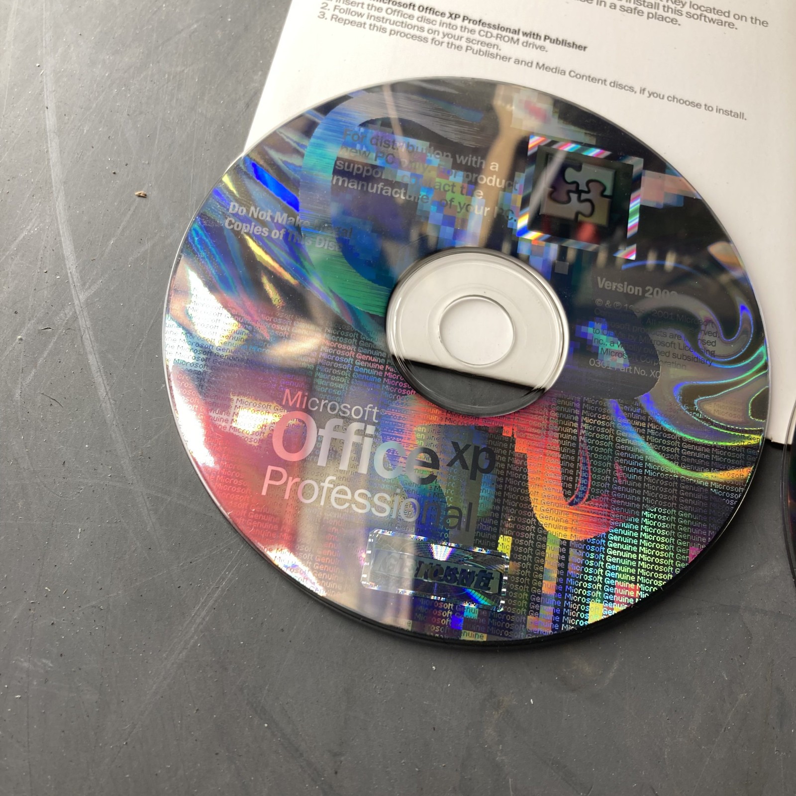 Microsoft Office XP Professional With Publisher Version 2002 with Product Key