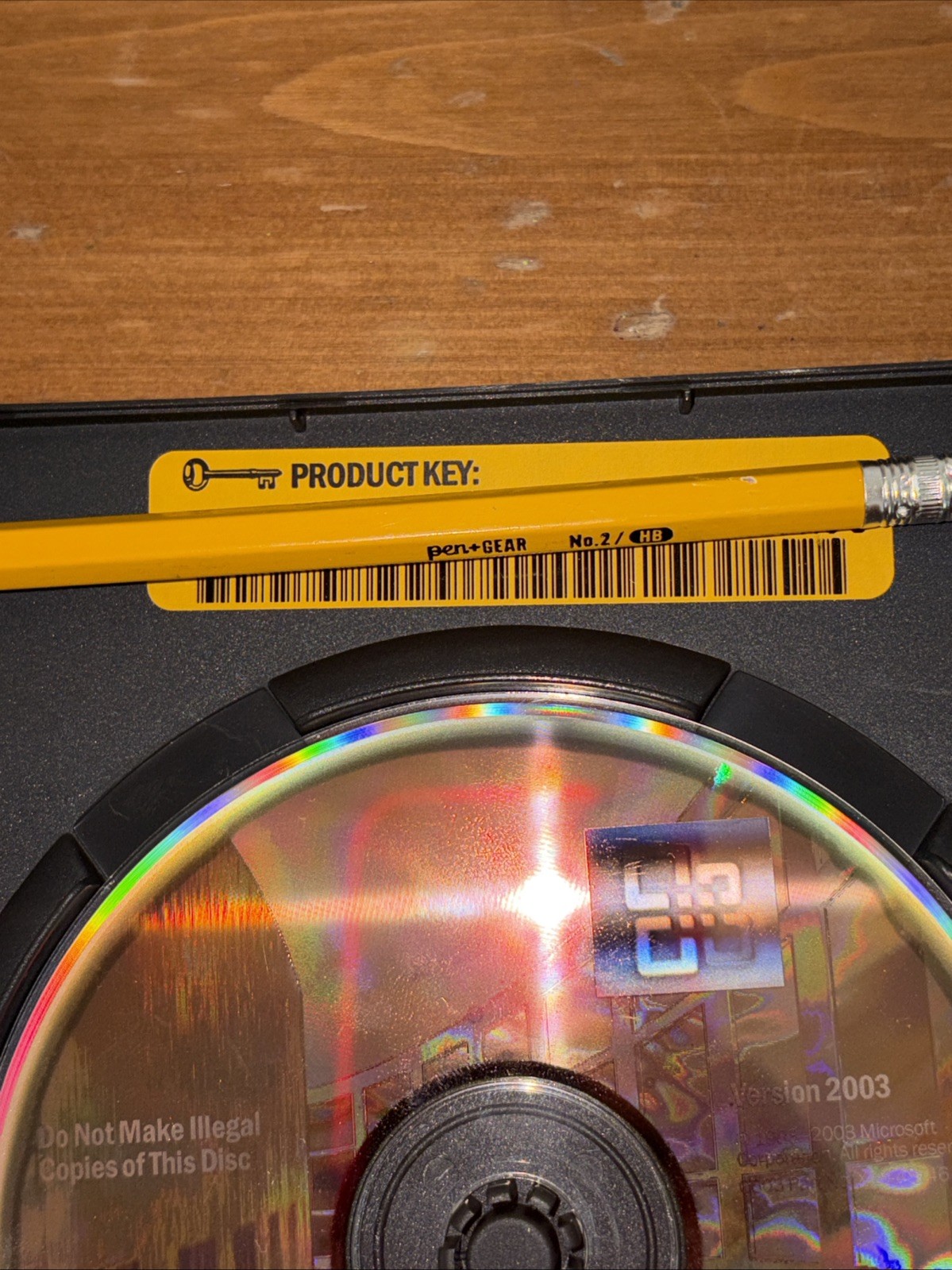 Microsoft Office Professional 2003 Box Word Excel Access with log key Clean
