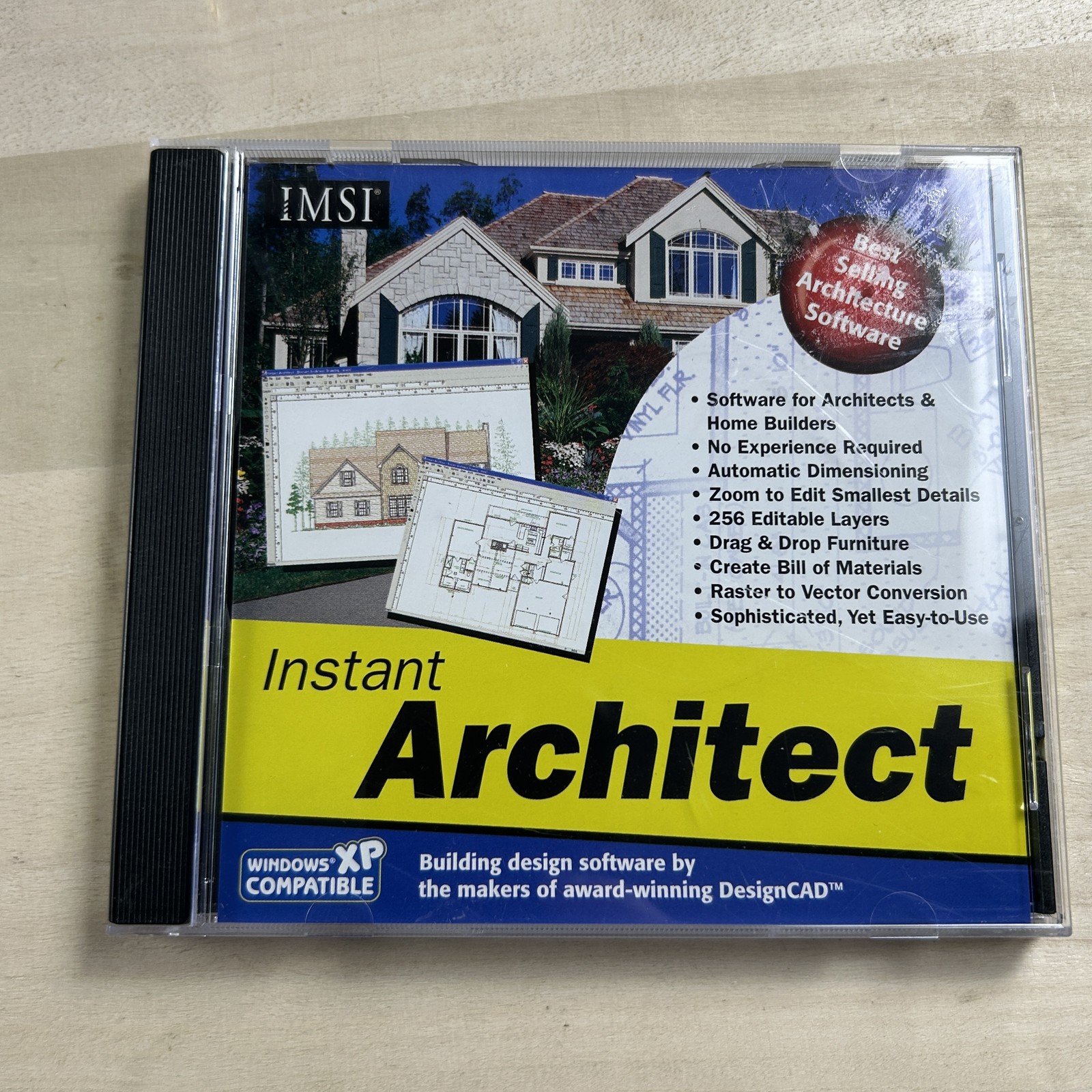 IMSI Instant Architect CD-ROM Software for Windows 98 Me 2000 NT4 XP Home Design