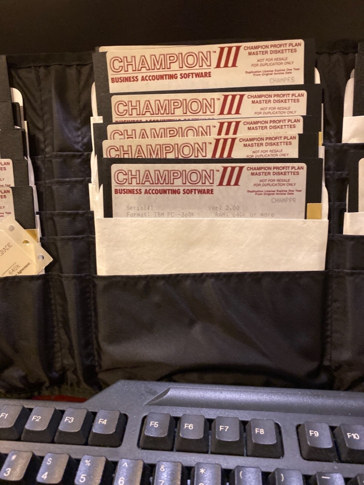UNUSED Champion Business Accounting Software. Single User MASTER DISKETTES