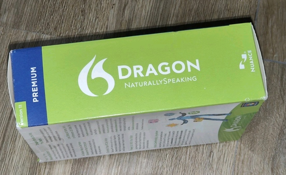 DRAGON NATURALLY SPEAKING PREMIUM VERSION 11 CD & MIC SEALED NEW OPEN BOX