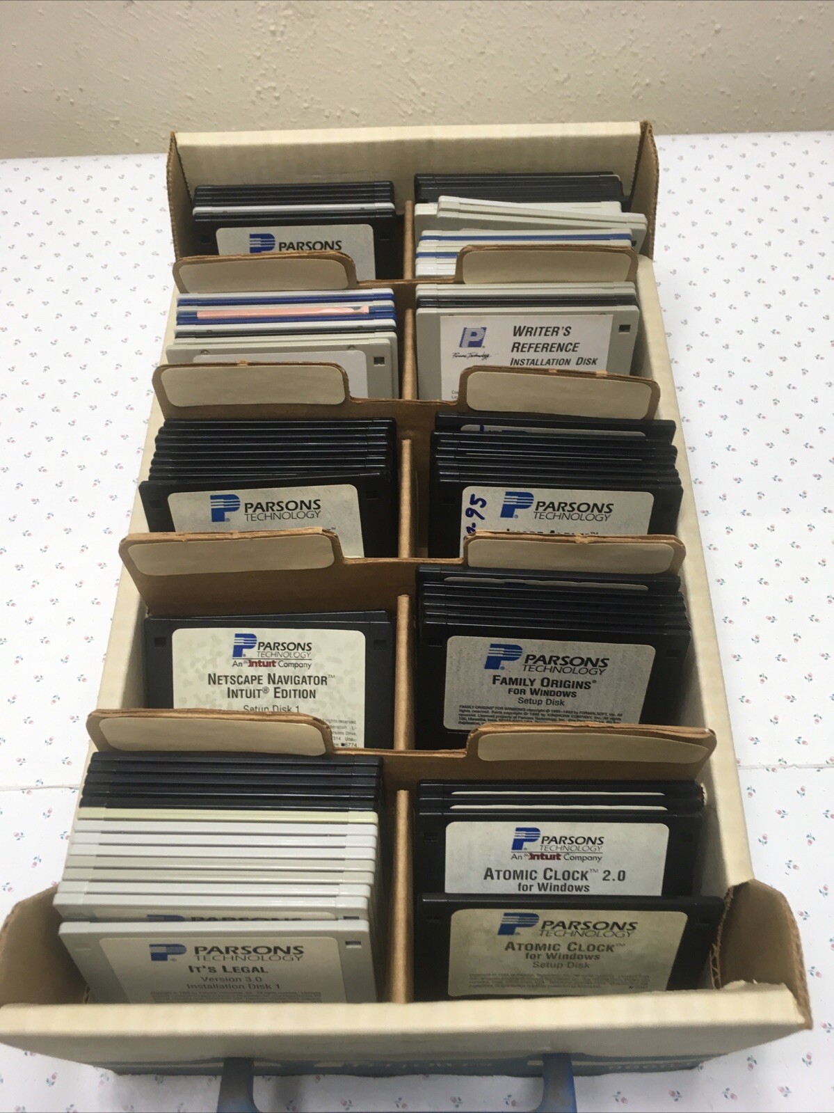 Vtg Parsons Technology Software Version 2.0-3.0 Install Floppy Disks #PdD