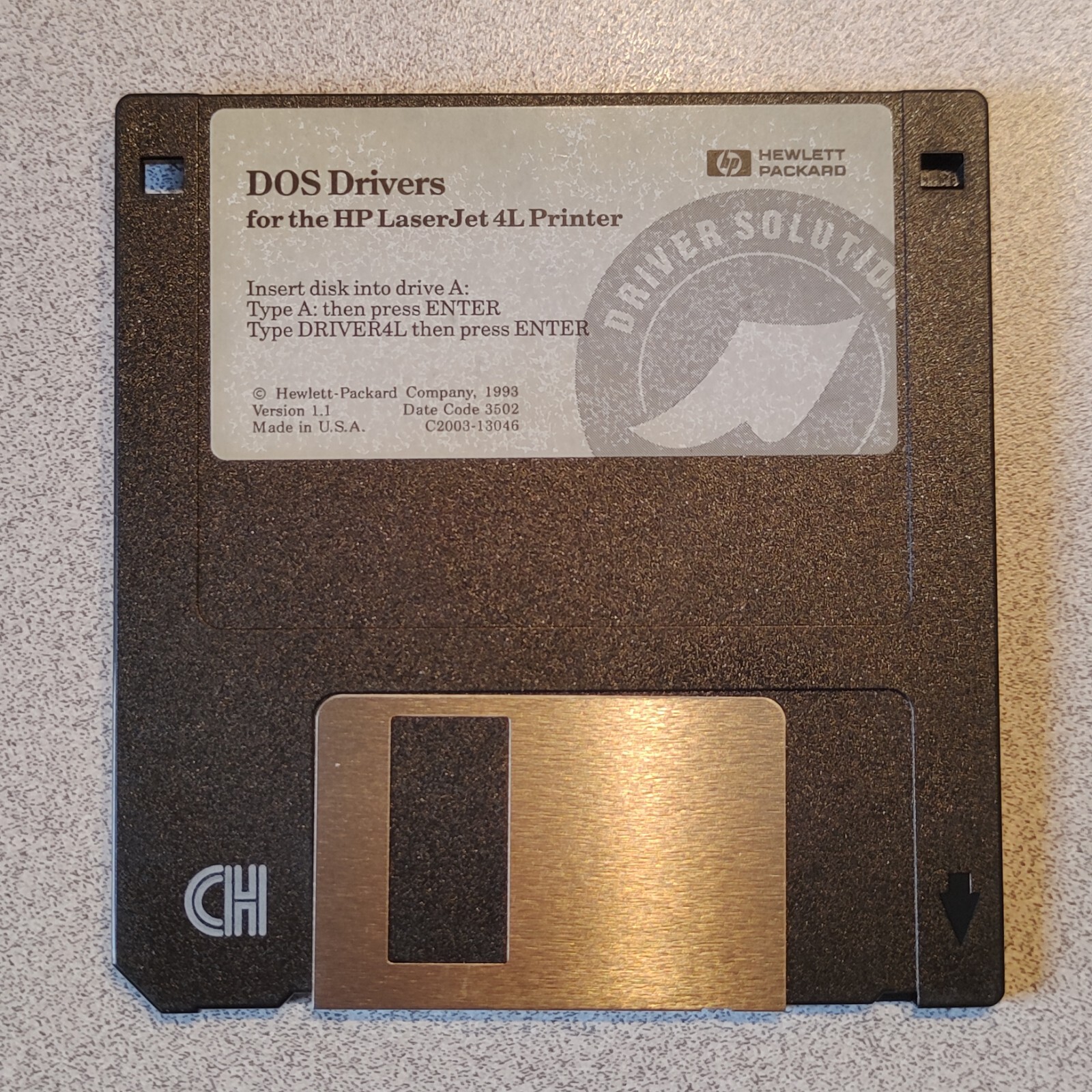 HP LaserJet 4L 3.5 Floppy Diskette Disk Software vintage DOS Drivers & Explorer