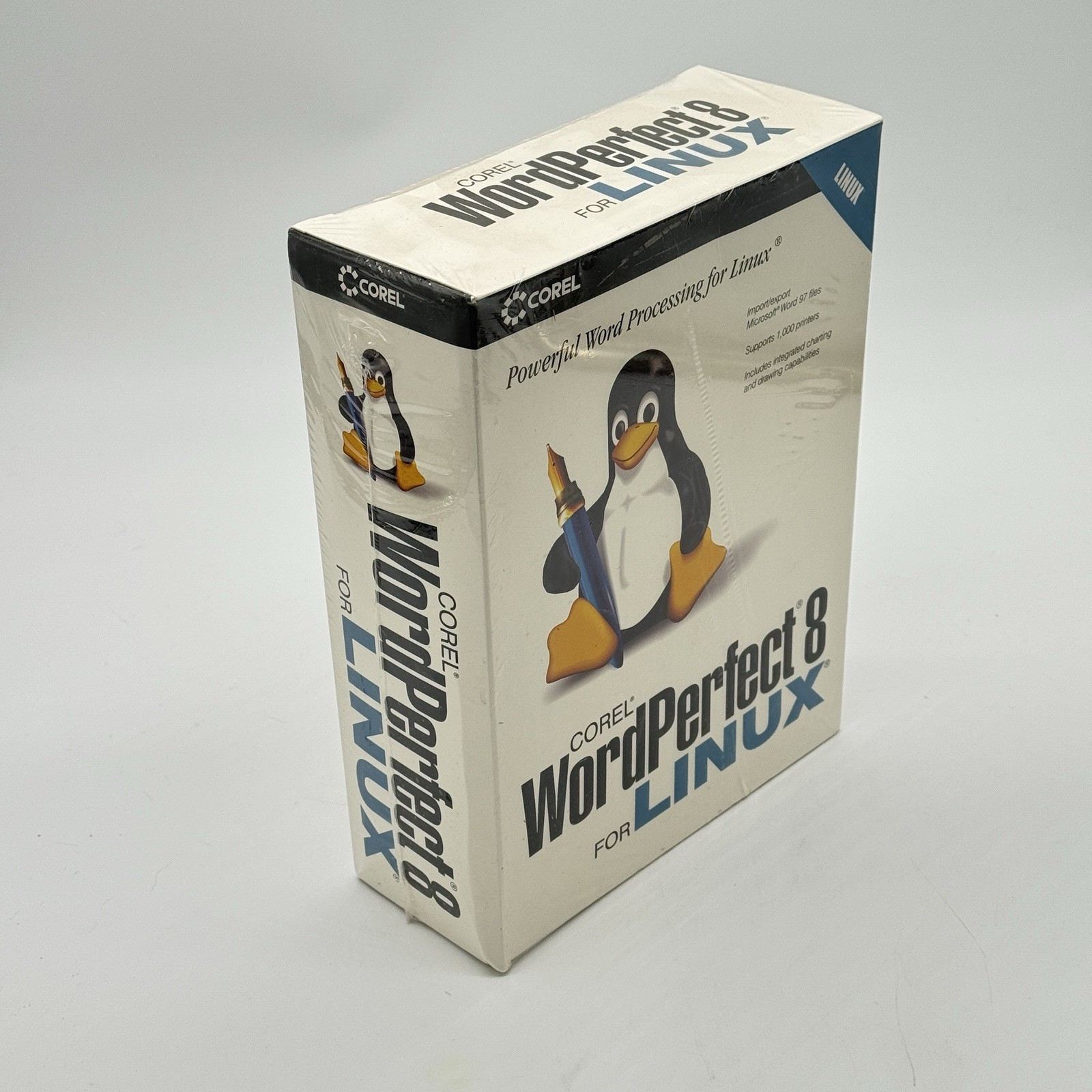 VINTAGE Corel WordPerfect 8 for Linux, NEW
