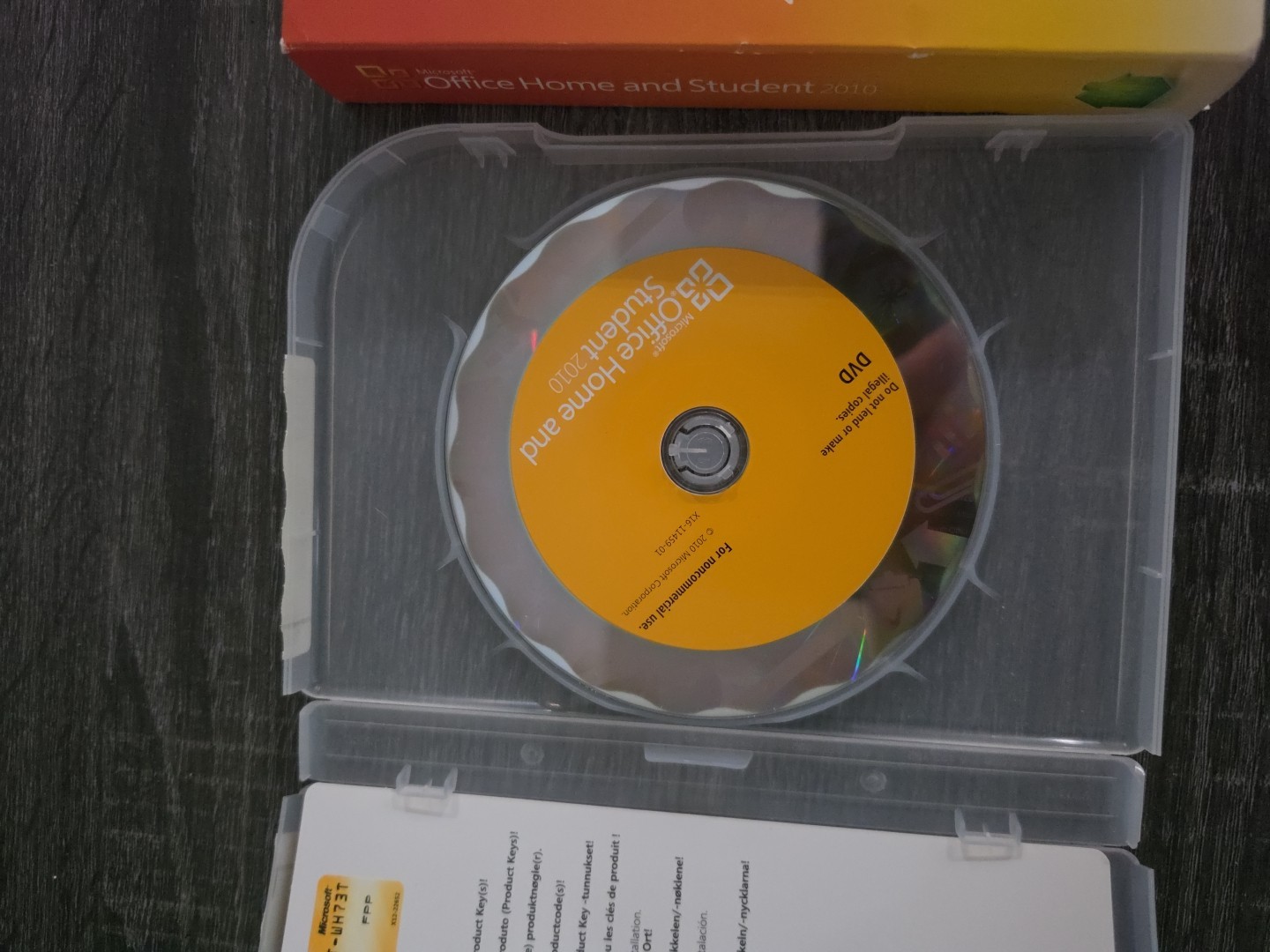 Microsoft Office Home & Student 2010 -Windows (3 Devices) – DVD With Product Key