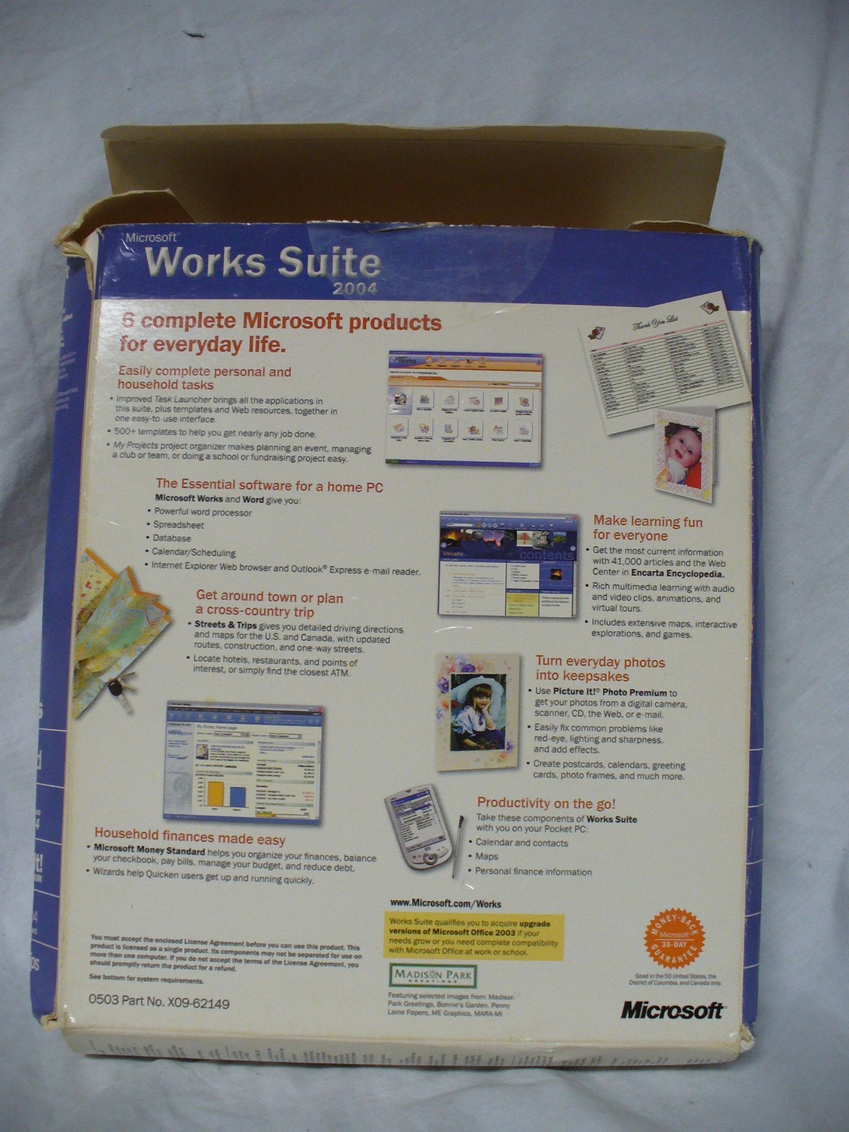 Microsoft Works Suite 2004 In Original Big Box