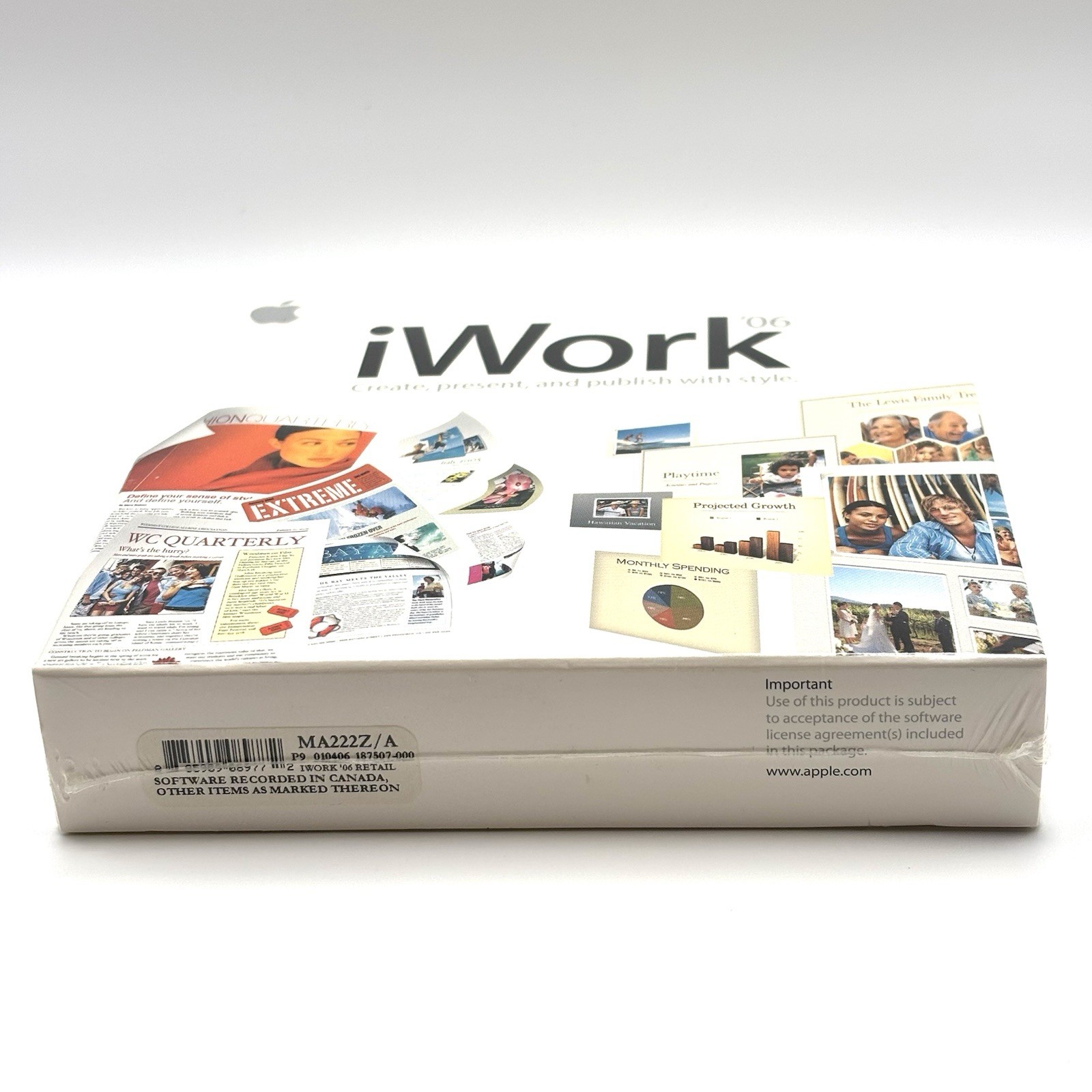 Apple iWork ’06 SEALED MA222Z/A – Pages 2, Keynote 3