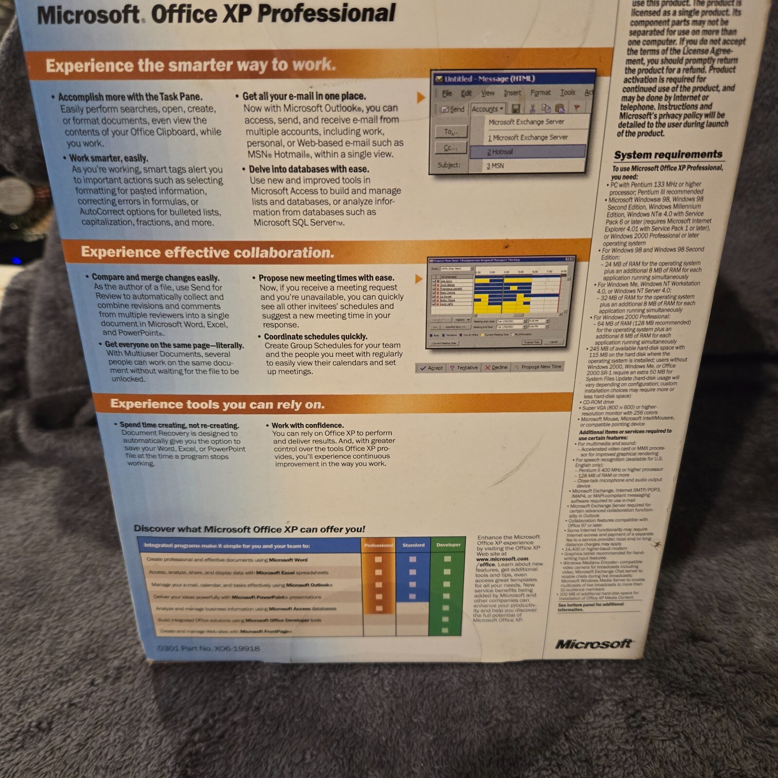 Microsoft Office XP Professional version 2002