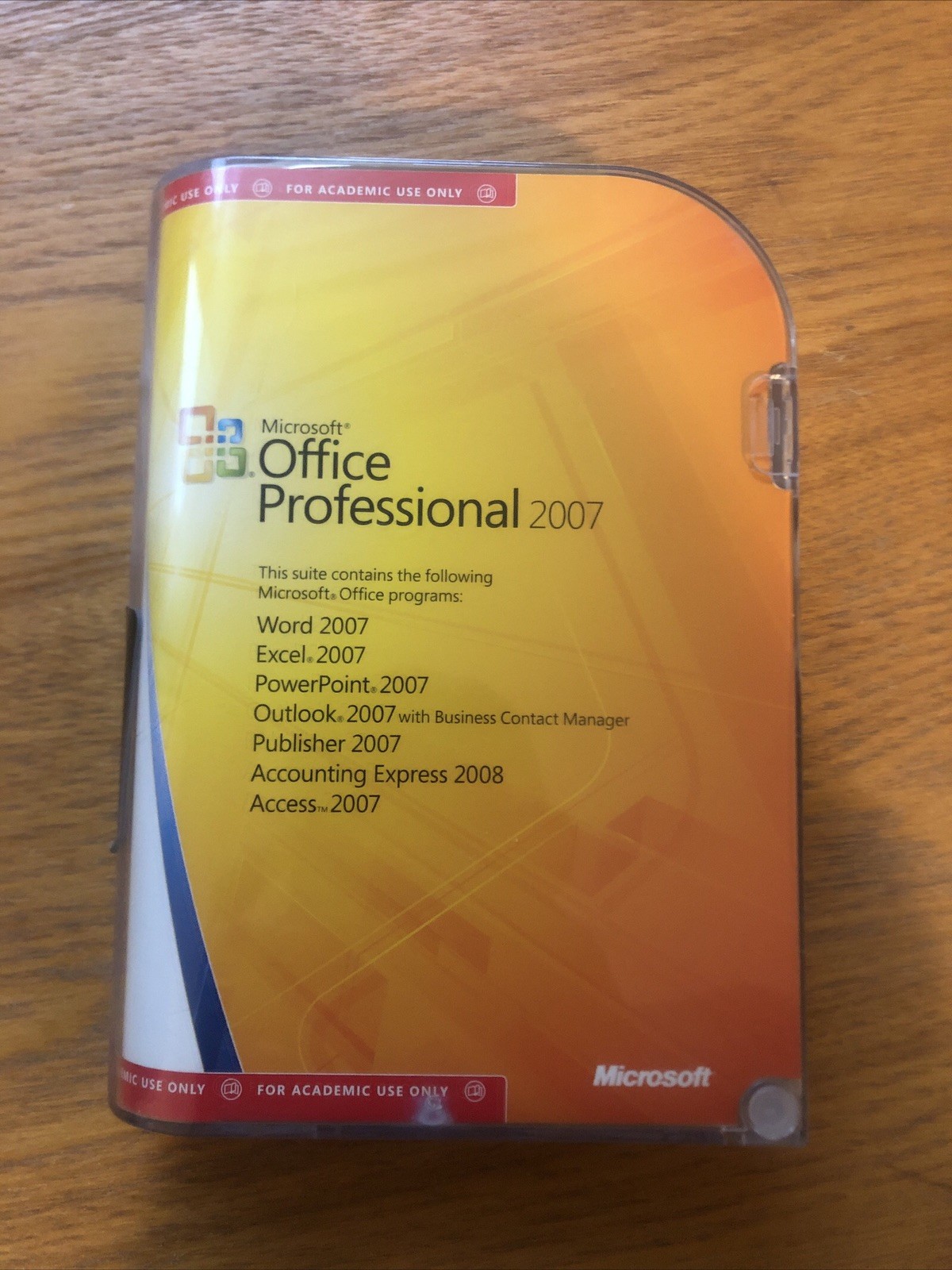 Microsoft Office Professional 2007 Full Version & Product Key -Academic Use Only
