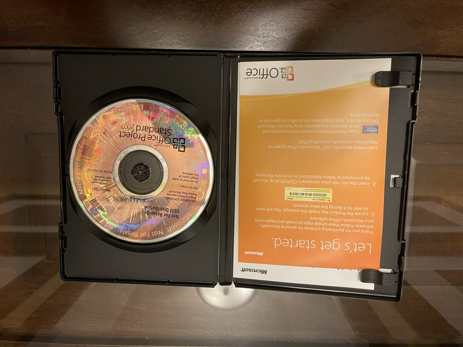 Microsoft Office Project Standard 2007 – Full Retail Version – Valid Product Key