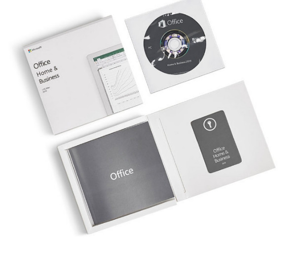 Microsoft Office 2019 Home and Business 1PC Lifetime Package DVD for windows