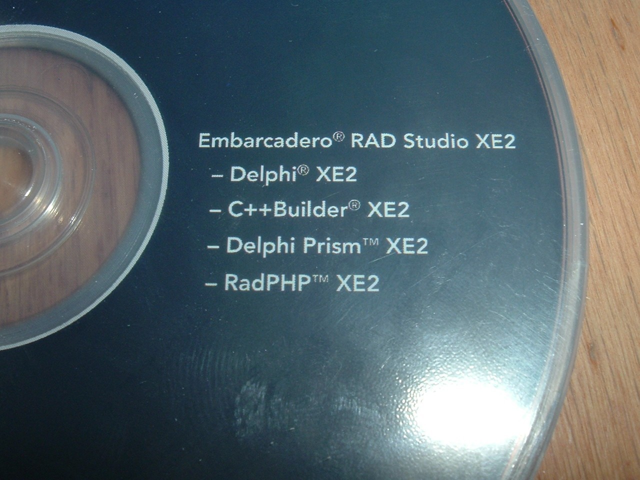 Embarcadero RAD Studio XE2 Delphi, C++ Builder, Prism, RadPHP installation disk
