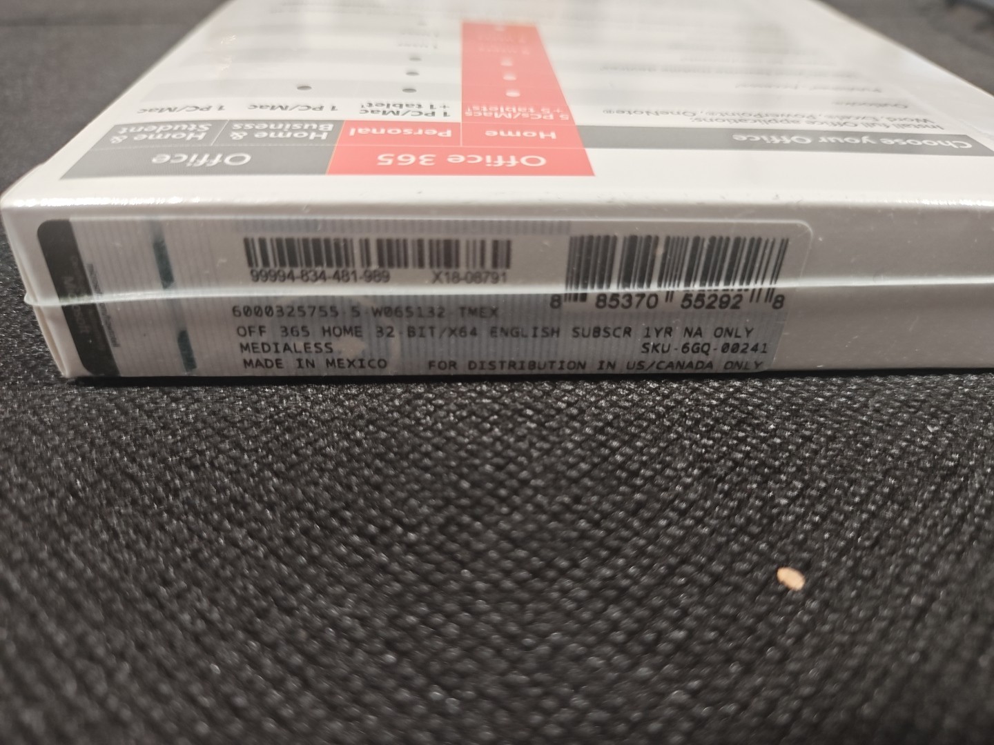 Microsoft Office Home 1-Year Subscription Key NEW Sealed 2015 Windows Mac Unopen