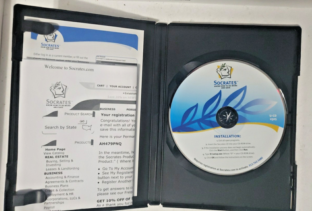 Employee Policy Manual CD Socrates HR Handbook Software HR Forms