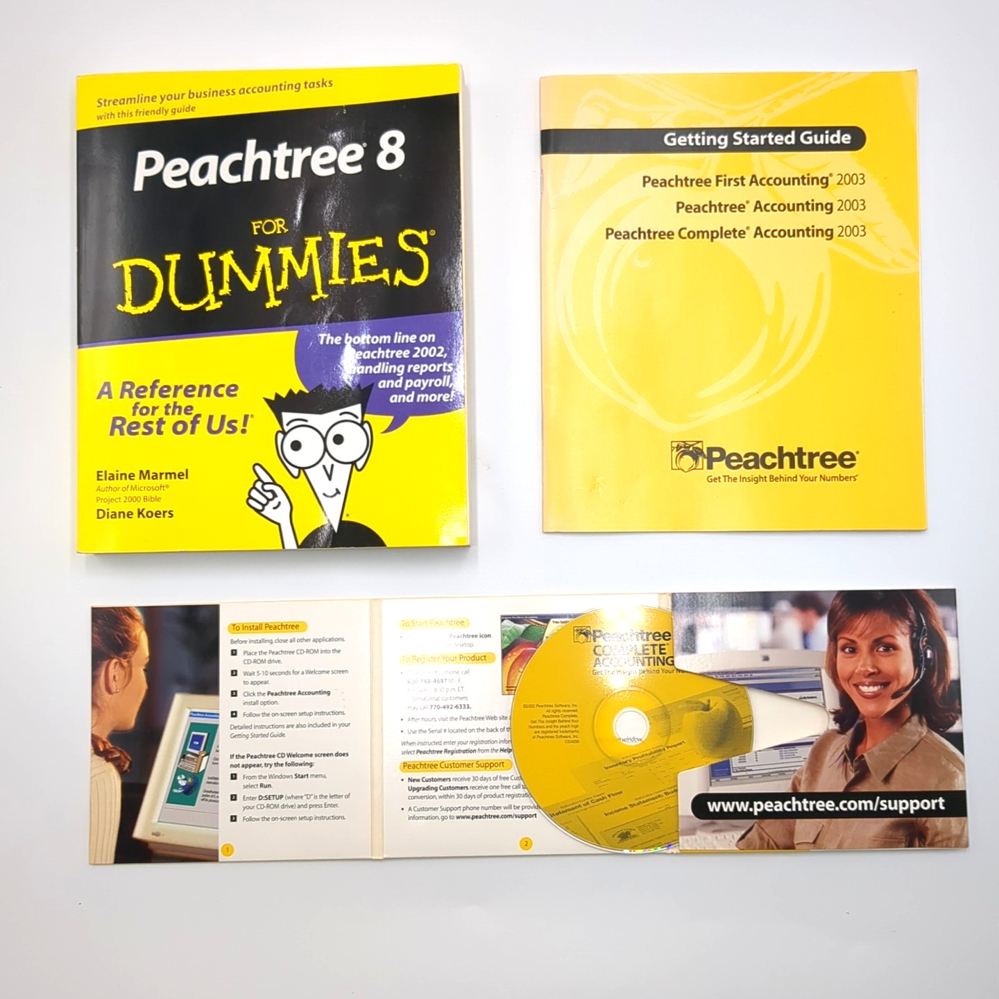 Peachtree Complete Accounting 2003 W/ Serial #, Customer ID & Registration No