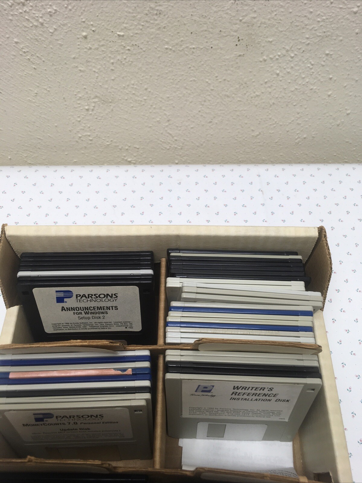 Vtg Parsons Technology Software Version 2.0-3.0 Install Floppy Disks #PdD